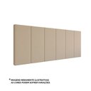 Ver imagem 2 de Cabeceira Lisa Queen Estofada Suede Espuma Premium Modulada Conforto e Design - Areia