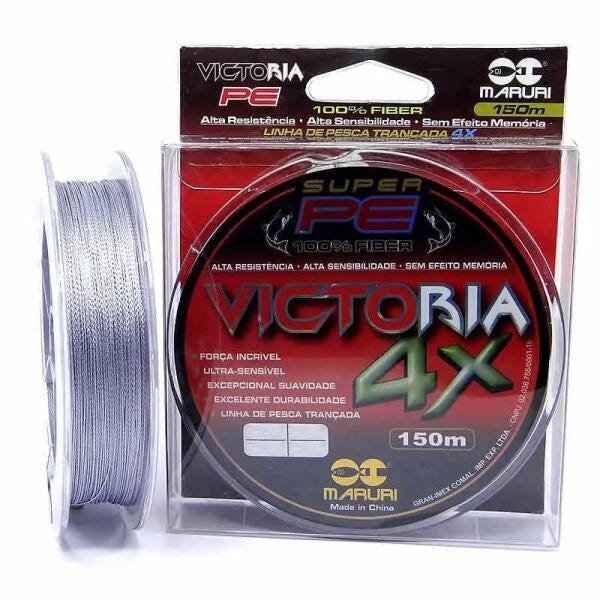 Linha Multifilamento Victoria 4x 150mts - Maruri 0,18mm - 2