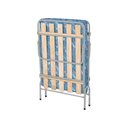 Ver imagem 1 de Cama Dobrável Camping Portátil Solteiro Prata com Colchão