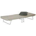 Ver imagem 3 de Cama Dobrável Camping Portátil Solteiro Prata com Colchão