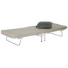 Cama Dobrável Camping Portátil Solteiro Prata com Colchão - 3