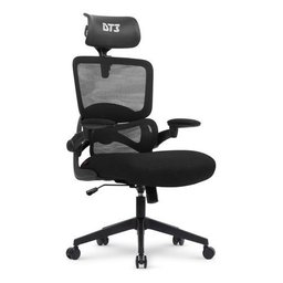 Cadeira Gamer Escritório Dt3 Home Office Gtl Black Preto - 2