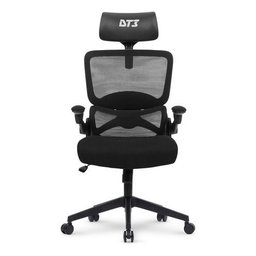 Cadeira Gamer Escritório Dt3 Home Office Gtl Black Preto - 1
