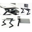 Ver imagem 3 de Mesa Multifuncional para Notebook Dobravel com Cooler Preta (bsl-mesa-3)