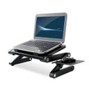 Ver imagem 4 de Mesa Multifuncional para Notebook Dobravel com Cooler Preta (bsl-mesa-3)