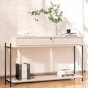 Ver imagem 3 de Aparador de Sala Aparador para Sala Buffet 1 Gaveta - Off White Preto