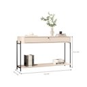 Ver imagem 2 de Aparador de Sala Aparador para Sala Buffet 1 Gaveta - Off White Preto
