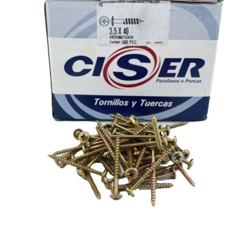 Parafuso para Madeira Flangeado 3.5 X 40 Phillips 500 Pç