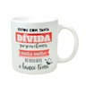 Caneca Cerâmica Estou Com Tanta Dívida Que Se Eu Chamar A Minha Mulher De Meu Bem. O banco Toma 300m - 3