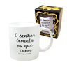 Caneca Cerâmica Salmos 146:8 O Senhor Levanta Os Que Caem - 1