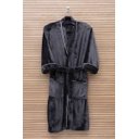 Ver imagem 1 de Roupão 300 Toque de Seda M Grafite Kacyumara