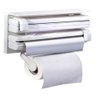 Suporte Papel Toalha Dispenser Cozinha Triple Paper 3 em 1 - 1
