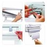 Suporte Papel Toalha Dispenser Cozinha Triple Paper 3 em 1 - 3