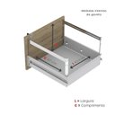 Ver mais imagens de Arquivo de Madeira 4 Gavetas Of04gp25