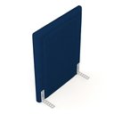 Ver imagem 3 de Cabeceira Cama Box Solteiro Alba 90cm com Frame Veludo Azul Marinho - Abmaza