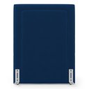 Ver imagem 4 de Cabeceira Cama Box Solteiro Alba 90cm com Frame Veludo Azul Marinho - Abmaza