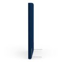 Ver imagem 5 de Cabeceira Cama Box Solteiro Alba 90cm com Frame Veludo Azul Marinho - Abmaza