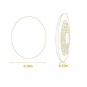 Ver imagem 4 de Arandela Eclipse Led 18w Branco Quente 19cm Castanho Madelustre