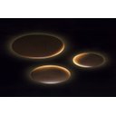 Ver imagem 3 de Arandela Eclipse Led 18w Branco Quente 19cm Castanho Madelustre