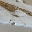 Ver imagem 3 de Tábua Aconchego Mármore Calacata Milano Polido