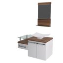 Ver imagem 2 de Conjunto Balcão C-cuba F44 e Espelheira Legno 831 Branco Chess C-carvalho Dark Branco Chess C-nogal