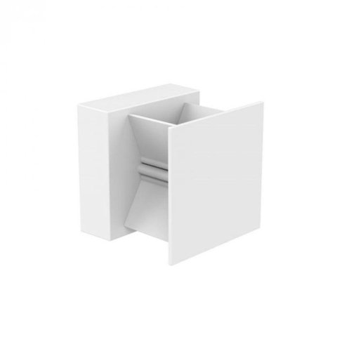 Arandela Quasar Duplo Facho 5w Ip 65 Luminaria Led Preto