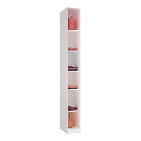 Guarda Roupa Closet Aberto 5 Prateleiras 25,3cm Prime Luciane Móveis