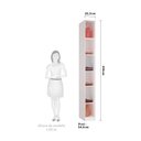 Ver imagem 2 de Guarda Roupa Closet Aberto 5 Prateleiras 25,3cm Prime Luciane Móveis