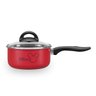 Panela com Tampa Antiaderente 18 Cm 1,9 Litros Disney Vermelho Brinox 7222/361 - 1