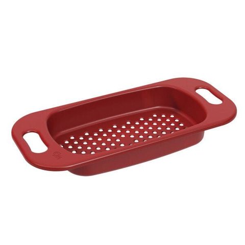 Escorredor para Pia em Polipropileno 47,2 Cm Vermelho Basic Coza 10838/0465
