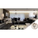 Ver imagem 5 de Luminária Lustre Pendente Sala Jantar Cozinha Moderno Circulo Grande Carvalho