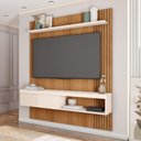 Ver imagem 2 de Painel para TV Cristal 60" 150cm MDF-MDP com Nicho Off White Sallar Home
