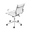 Ver imagem 2 de Cadeira de Escritório Office Esteirinha Baixa:branca
