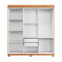 Ver imagem 2 de Guarda-Roupa Casal 6 Portas 2 Gavetas 100% MDF Miami Yescasa