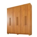 Ver imagem 3 de Guarda-Roupa Casal 6 Portas 2 Gavetas MDF Miami Yescasa
