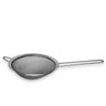 peneira cozinha coar inox 14cm gancho apoio escorrer massas - 1