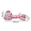 Ver imagem 2 de BARRACA INFANTIL TUNEL PISCINA DE BOLINHA - IMPORTWAY