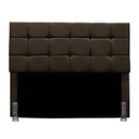 Ver imagem 1 de Cabeceira Queen 160 Cm Estofada Larissa em Suede com Frame:marrom