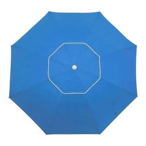 Guarda-Sol 2,40m Alumínio Com Silver Coating - Inclinação: AZUL BRANCO - 5