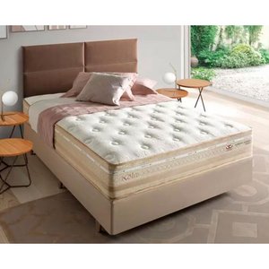 Colchão King Herval Koln One Mola Maxspring Pillow Top 193x203x33 