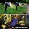 Kit 05 Luminária Espeto Jardim Led 5w Prova D'água Bivolt 3000k - 6
