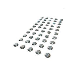 Elemento Tátil Alerta Inox sem Dupla Face Frisado - 1
