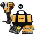 Ver imagem 1 de Parafusadeira Impacto 1/4 Bateria 20v Dewalt Dcf887b-b3 +