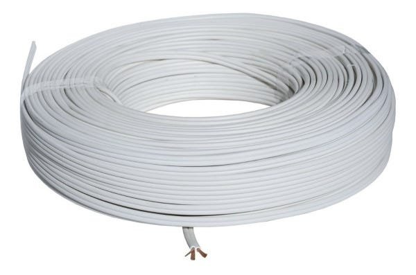 Fio Cabo Paralelo Branco Voltflex - 0,75mm / 10metros - 1