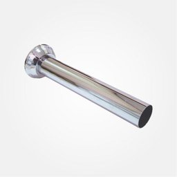 Tubo Ligação Liso 30cm Alumínio Cromado 1" 1/4 Central - 1