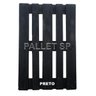 Sofá de Pallet Euro Madeira Preto 120x60cm - 2