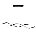 Ver imagem 2 de Pendente Led Double Spin 3000k 60w Metal Preto Sl Iluminação