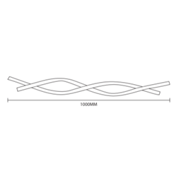 Pendente Led Double Spin 3000k 60w Metal Preto Sl Iluminação - 4