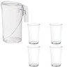 Conjunto Jarra 2L com 4 Copos 350ml Prime Utility Cristal - 1