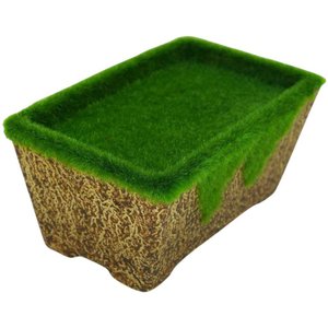 Vaso Decorativo com Espuma Flocada 16,5x10x7cm Elegância e Versatilidade para Sua Decoração